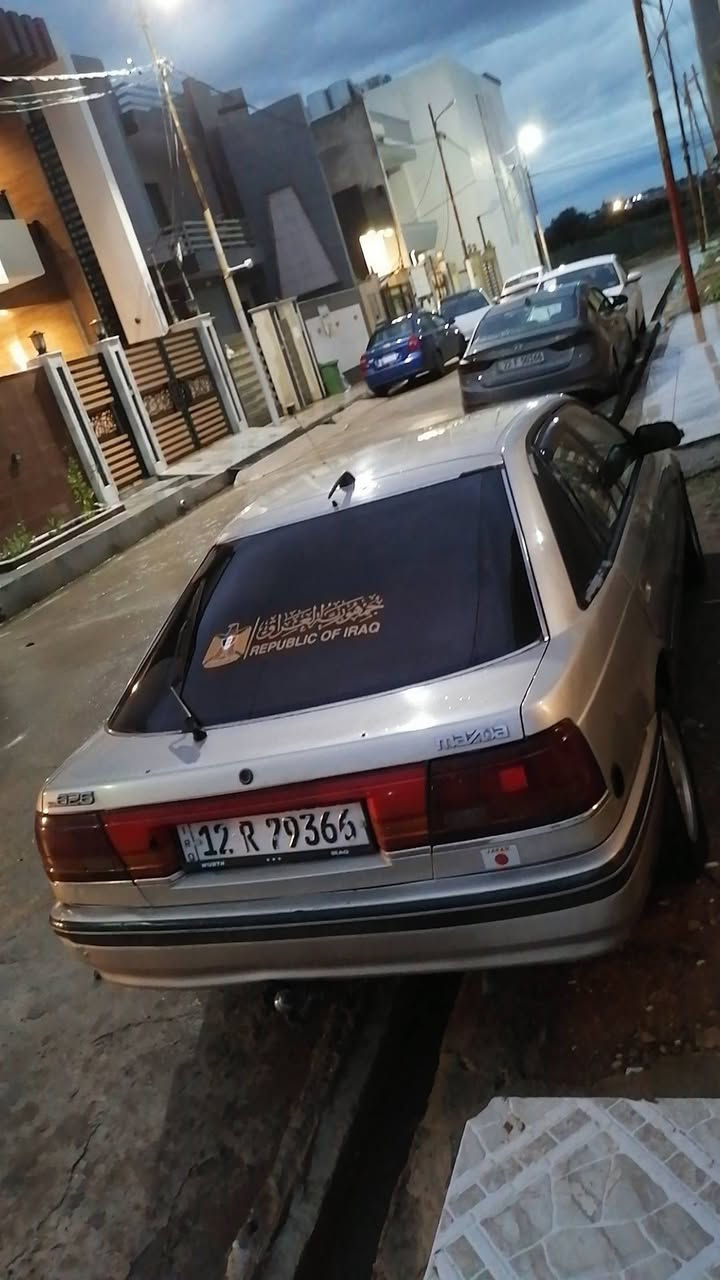 مازدا 626 موديل 1991 محرك 8 بخ جديد مال كصه اوربا كير جديد تبريد وتدفئه طخم ع نص  داخلها جديد ومرتب شاشه زينون عالي بيها مصبوغه عام جماليه بدون حادث او ضرر رقم انكليزي وهزه والسيارة باسمي سعر 43 وبيها مجال *********** وخاص
