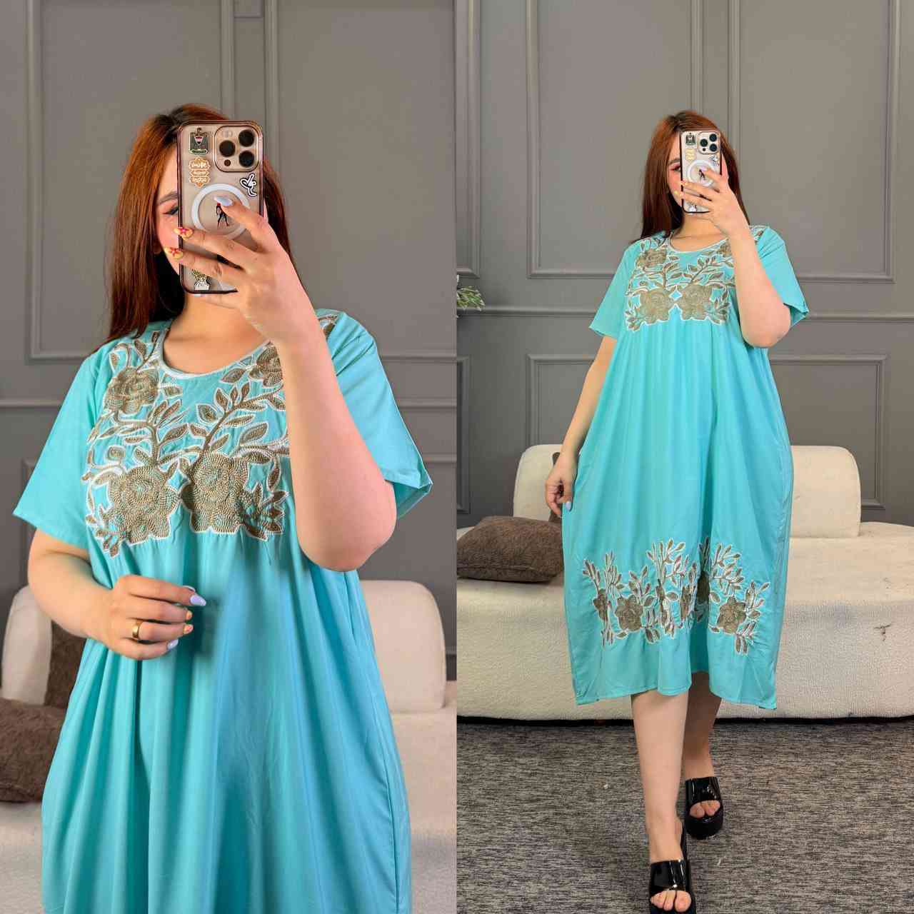 ✨ جمـال ونـزاهـة.. دشداشة شلحة قصيرة بموديل يجنن ✨
لأنچ تستاهلين الدلال، وفرنالچ دشداشة كشمير قصيرة بتطريز مصري مميز، الخامة ناعمة وباردة ومضمونة بالغسل واللبس توب!
 ⭐: كشمير تطريز مصري (فري سايز).
 ⭐ ثقتنا بضاعتنا: البيع بشرط الفحص عند الاستلام، جيكي الخامة بنفسچ قبل لا تستلمين.
🛒 الوجبة محدودة عيوني، لحگي واحجزي لونچ المفضل هسة!
💌 للطب: ارسلي الاسم، العنوان، ورقم الهاتف للخاص.
🚚 توصيلنا متوفر لباب البيت لكل المحافظات.


**إذا كنت صاحب هذا الإعلان وتريد حذفه لأي سبب، رجاءا أرسل رسالة إلى الدعم الفني**