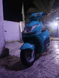 دراجه سكنس  للبيع ضرر بسيط بل كفر  دراجه تشغيل عن بعد موديل2023 كلشي م...