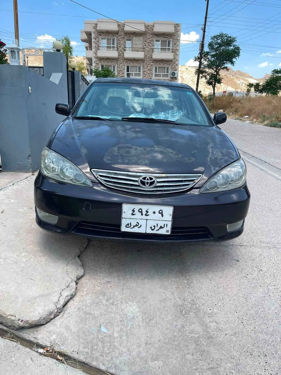 🚘 للبيع | سيارة كامري موديل 2004
🔹 السيارة مصبوغة صبغ عام 
🔹 الماكينة والگير شرط 
🔹 التبريد شغال 
🔹 طخم تاير جديد 
🔹 صدر كامل جديد

💰 السعر: (     65ورقه )
📌 بيها مجال بسيط للشراي 
 📍مكان السيارة دهوك 
📞 للاستفسار والاتصال: ***********.  ***********
