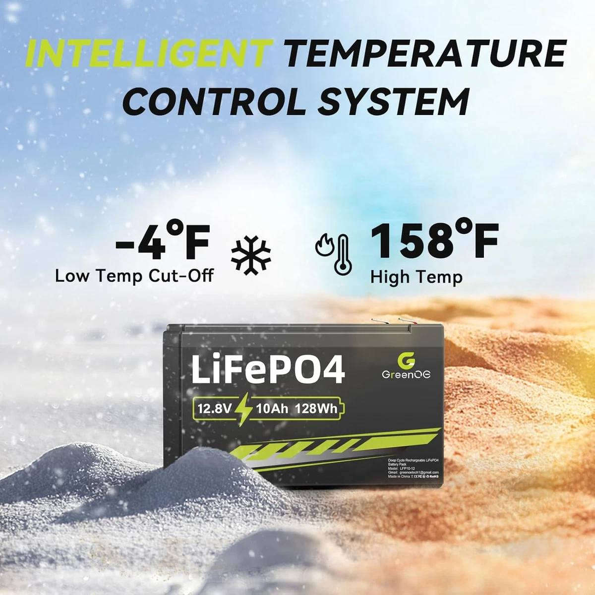 بطارية ليثيوم أيون فوسفات الحديد (LiFePO4) بقوة 12 فولت وسعة 10 أمبير، مزودة بنظام إدارة بطارية مدمج بقوة 10 أمبير، قابلة لإعادة الشحن لأكثر من 3000 دورة شحن عميقة


**إذا كنت صاحب هذا الإعلان وتريد حذفه لأي سبب، رجاءا أرسل رسالة إلى الدعم الفني**