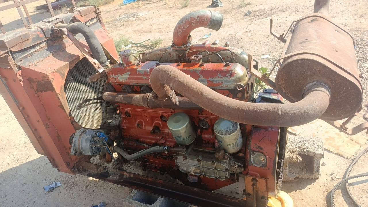 محرك فيات ٦ سلندر سوبر
المحرك كامل ١٩ ورقة مع الراديتر والفنديشن وكل التفرعات
بدون راديتر و فنديشن ١٧ ورقة 
شرط التشغيل 
العنوان كركوك - الشارع العام مقابل الحي الصناعي
***********
***********
حسن أبو ابراهيم للأدوات الاحتياطيه والزراعية
