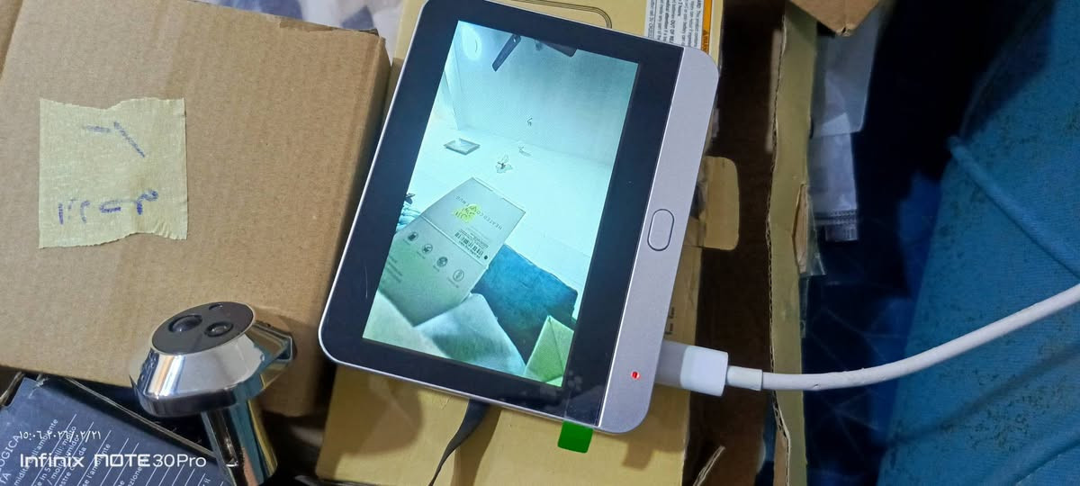 السلام عليكم 
كامره باب عين سحريه
بيها شاشه اضافه تربط على الموبايل واي فاي
تسجيل صوره وصوت شحن وتايب سي


**إذا كنت صاحب هذا الإعلان وتريد حذفه لأي سبب، رجاءا أرسل رسالة إلى الدعم الفني**