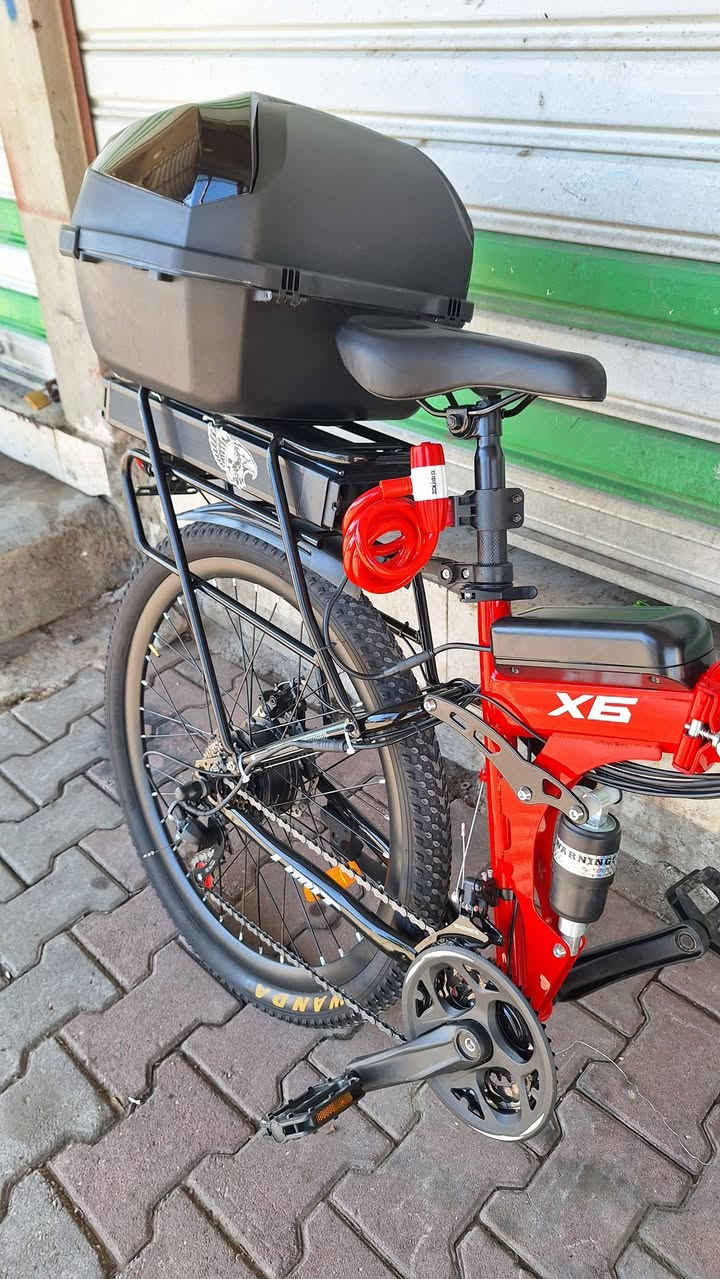 دراجه شحن بطاریه لیثیوم مارکه Limit حجم 26 سرعه 40 دبل خلفی و امامی كلش جديد ملف 350 w  سعر 450 الف عنوان کرکوک رقم موبایل ***********
