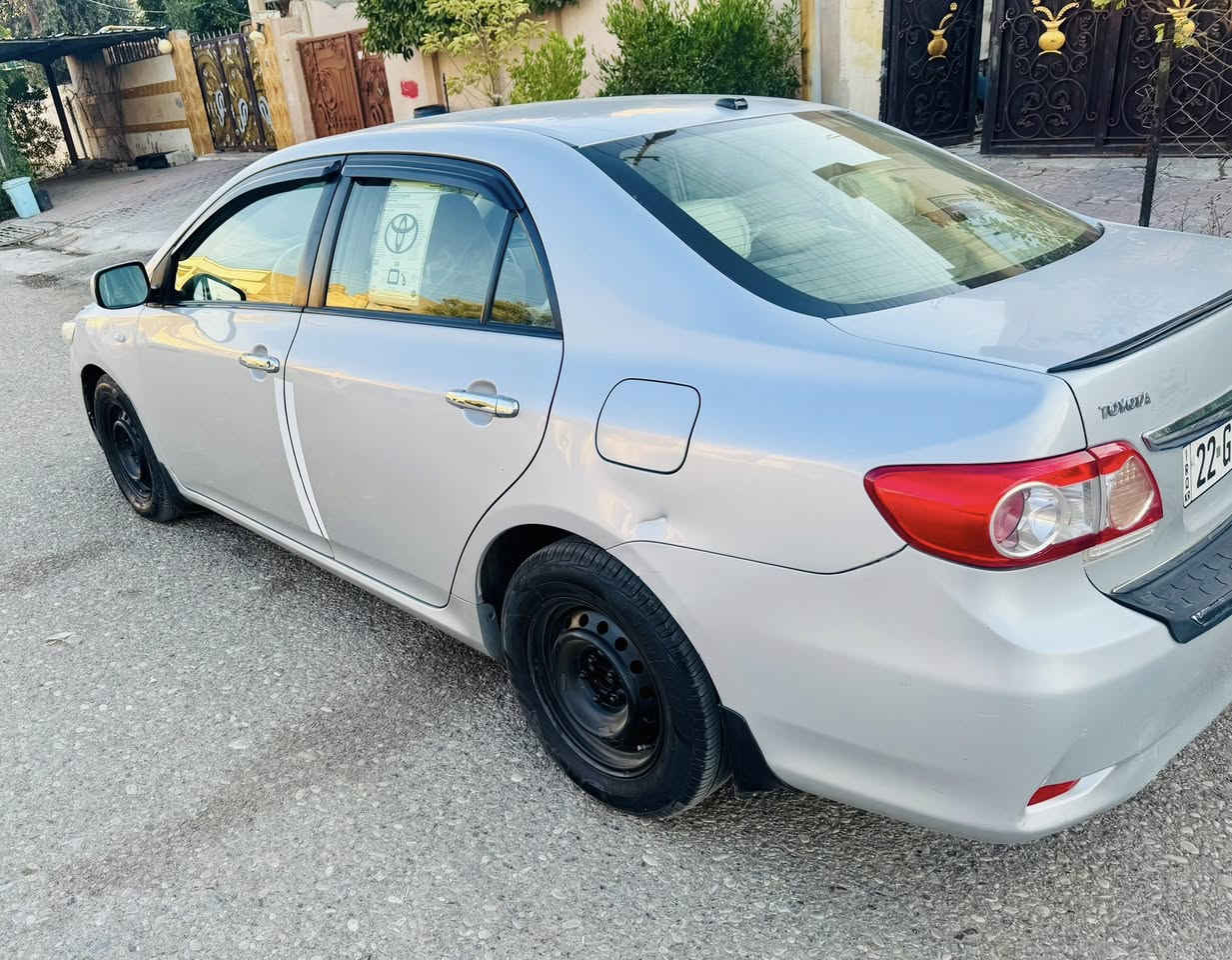 كورلا 2013 خليجي محرك 1600 كير محرك شرط بدون فتح بدون صوت بدون بخار كله ١٠٠٪؜ شرط لون سلفري سيارة الدعامية شرط 

فقط باب خلف سكن صبغ لاغيرها باقي كله شرط  بدون حادث بدون فتح بدون حالوب بدون جلح  سيارة جاهزة من كل نواحي سنوية ورقم والهزة حتى الفحص مروري كله ٢٠٢٩ جديدة شرط وكالة او تحويل مكان سيارة كركوك حي العسكري سايدين فقط أبيع بدون مرواسه سعره 122 بيه مجال للطيبين 
***********
