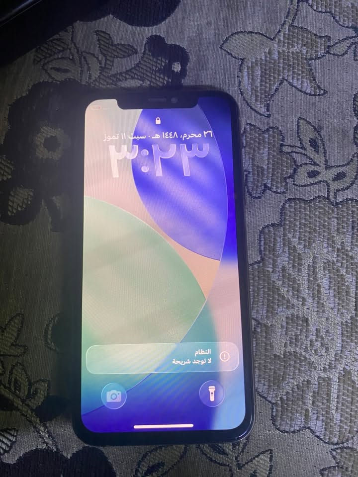 سلام عليكم ايفون ١١ (برو) جهاز نضيف مبدل فقط شاشه والشاشه اصليه وتخبل بطاريه 78 ذاكره ٦٤ الجهاز نضيف ويخبل فيس إيدي شغال كلشي شغال مكاني بغداد حي اور الهاتف *********** السعر ٢٢٥ وبي مجال بسيط
