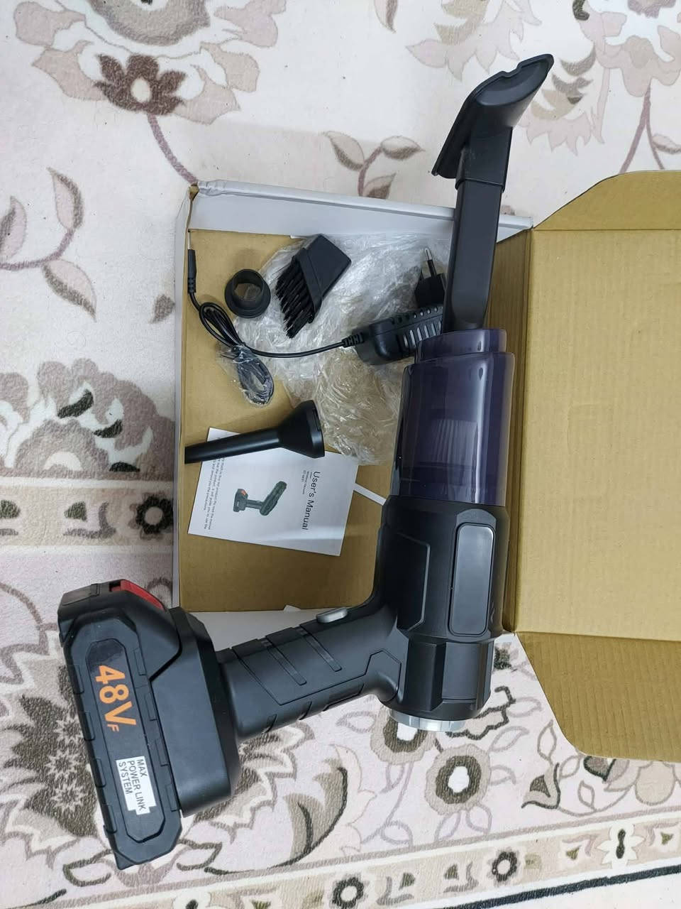 مكنسة شحن بطارية دريل الحجم الكبير 10 خلية 48V مع شاحنة مع الملحقات السعر 20 مع التوصيل مكاني بغداد مشتل ***********
