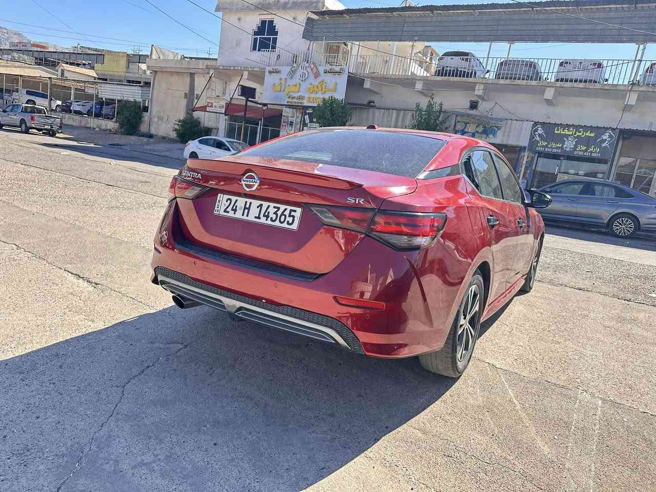 Nissan sentra 2021 SR 
بدون ظرر بدون سبخ صور ورقم الشاصي مرفق مع صور المنشور السياره بدون ايرباك بدون تعديل كير محرك تحويل غرامات شرط السعر 114$ ***********
