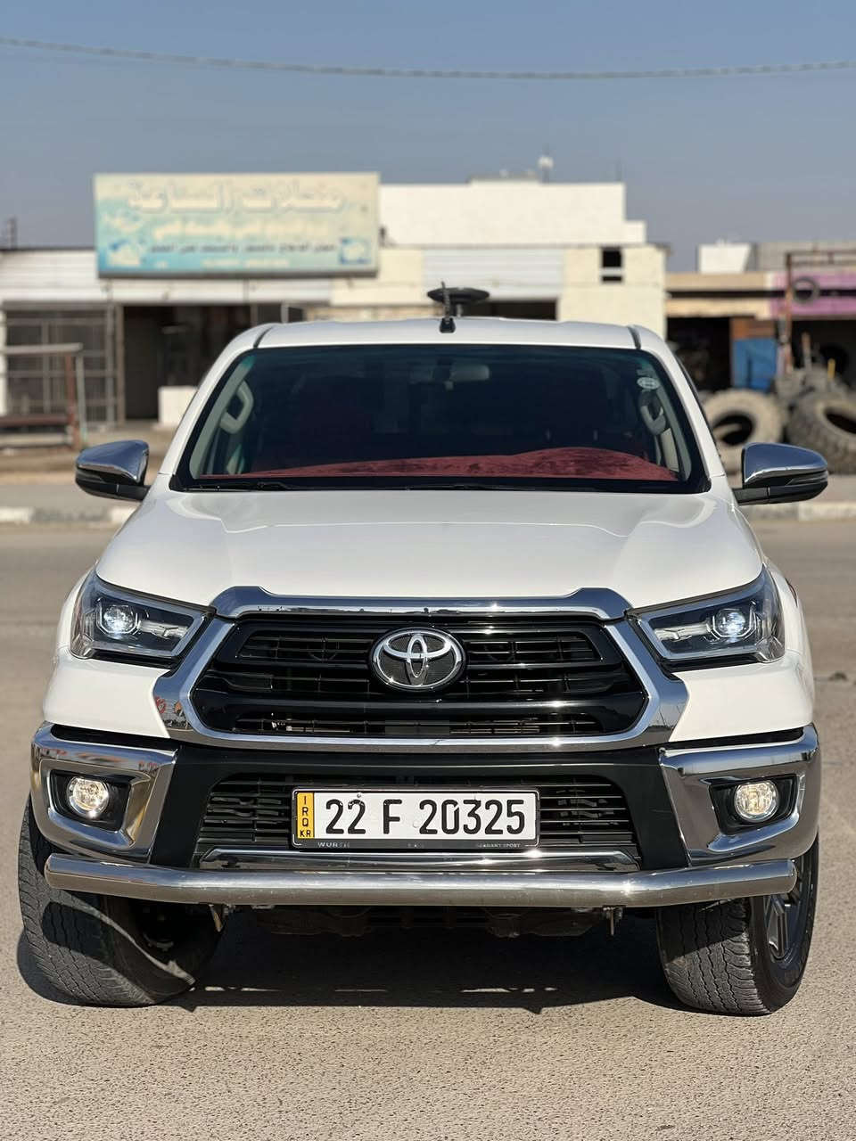 بسم الله والصلاة والسلام على محمد (ص)
تيوتا هايلكس جيهان سعودي 
فول مواصفات واحد ع واحد مكفوله كفاله عامه 
١.شحن لا سلكي 
٢.بصمه
٣.قطعتين تبريد 
٤.مريا شفط
٥.تحكم ستيرن + تثبيت سرعه 
٦.ثلاجه+مساحه خزن 
٧.رقم شمالي سنويه بأسم راعيه 
٨.ممشه السياره 75km حقيقي 
٩.موديل٢٣
١٠.كشانه اماميه تدفئه تبريد 
١١.محرك ٢٧٠٠
السياره مو نضيفه لا جديده بمعنه الكلمه محرك جسمه داخله كله بشرط مكان السياره الأنبار الخالديه للشرايه فقط ..

رقم صاحب السياره 📱
***********
***********
