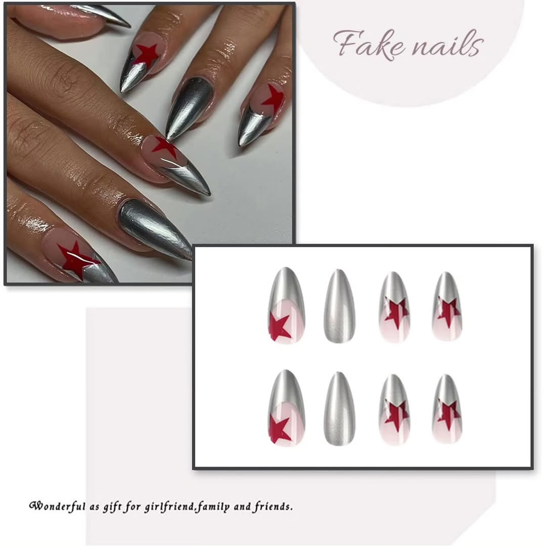✧･ﾟ: ✦ Star French Nails ✦ :･ﾟ✧
24 قطعة أظافر قصيرة بشكل بيضاوي ✦
تصميم فرنسي مع نجوم مميزة
تتضمن غراء جل + مبرد أظافر
مناسبة لليومي والحفلات
💰 السعر: 6,000 د.ع
📦 توصيل بغداد: 4,000
📦 باقي المحافظات: 6,000
📲 للحجز والاستفسار: *********** ✨
