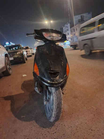 ‏داجة فراشة 140 نثية
‏دراجة كاملة كفرات الايتات باتري موجود شغالة مابيه شي 
‏+ بيهاا دخانة من اوكف خفيفة ومن أمشي شوية وتنكطع الدخانة ما اعرف تستحق التجفيت أو تبديل ربل ولف 
‏+ الدراجة كاملة كلشي موجود بيهاا لايتات وايشر وكل شي موجود بيهاا + الباتري موجود بس كاعد 
‏السعر 450 وبيه مجال للطبين 
‏الرقم ***********
