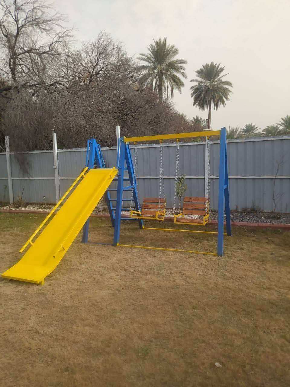 العاب  
مراجيح  مسطبات كراسي  منقلات شواء مزلحكانه ميزان سفينه 
داخل الصفحه اكثر من 600 تصميم
ديالى /بهرز
شغل حسب الطلب الاسعار حسب الحجم والتصميم 
للاستفسار
مراسلة الصفحه أو
✅واتساب ***********
🔴توجد خدمة توصيل جميع المحافظات
