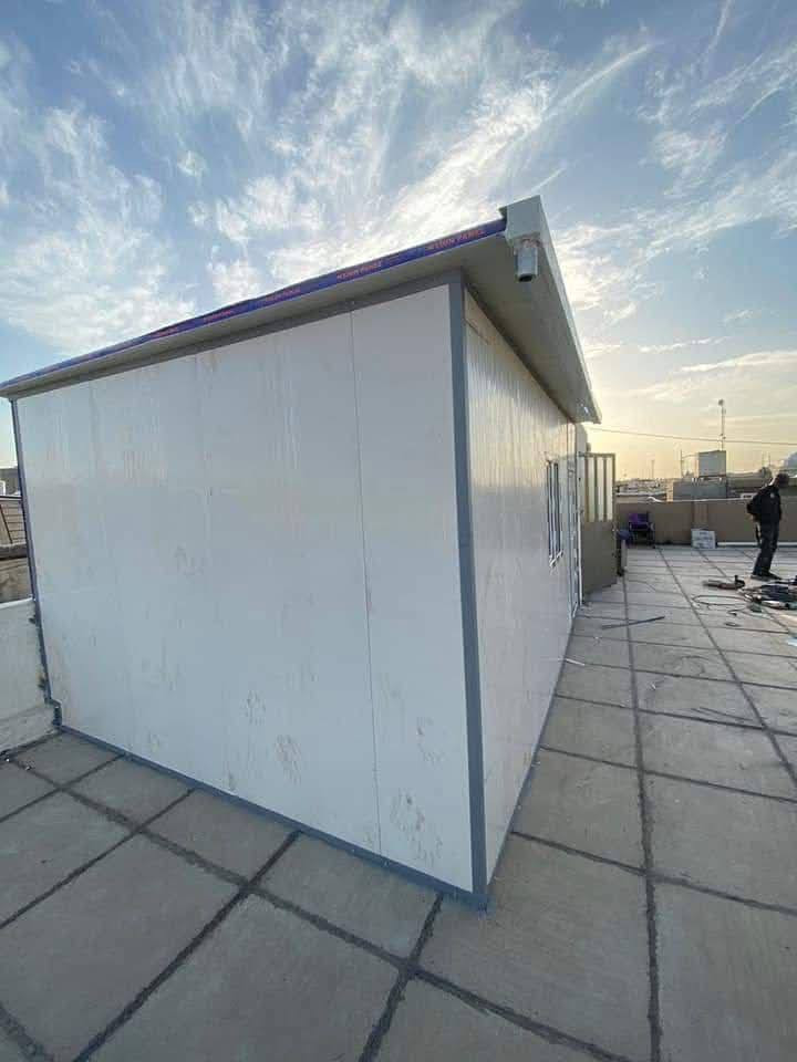 سعر المتر 25 الف نعم25 الف 🔷️شركة ايليا
🔹️لعمل كافة انواع  الكرفانات والبيوت الجاهزه من السندويج 
     بنل..
🔹️بمواصفات عاليه الجوده وعمل كافه  انواع الغرف والقاعات 
     والمشتملات..
🔹️ سعر المتر (25الف) كرسته وعمل..  
                   
🔹️يشمل الابواب والشبابيك (Pvc)   

🔹️   صبغ رادليت ضد الزنجار 

🔹️ سواقي مطرية 

🔹️عمل لسقوف الثانويه و تغليف الجدارن سعر المتر (12 الف)

🔹️ يوجد سندويج مقاوم للحريق 

🔹️ عمل المضلات الحديثة 

🔹️للاستفسار الاتصال او وتساب
 ‪***********
