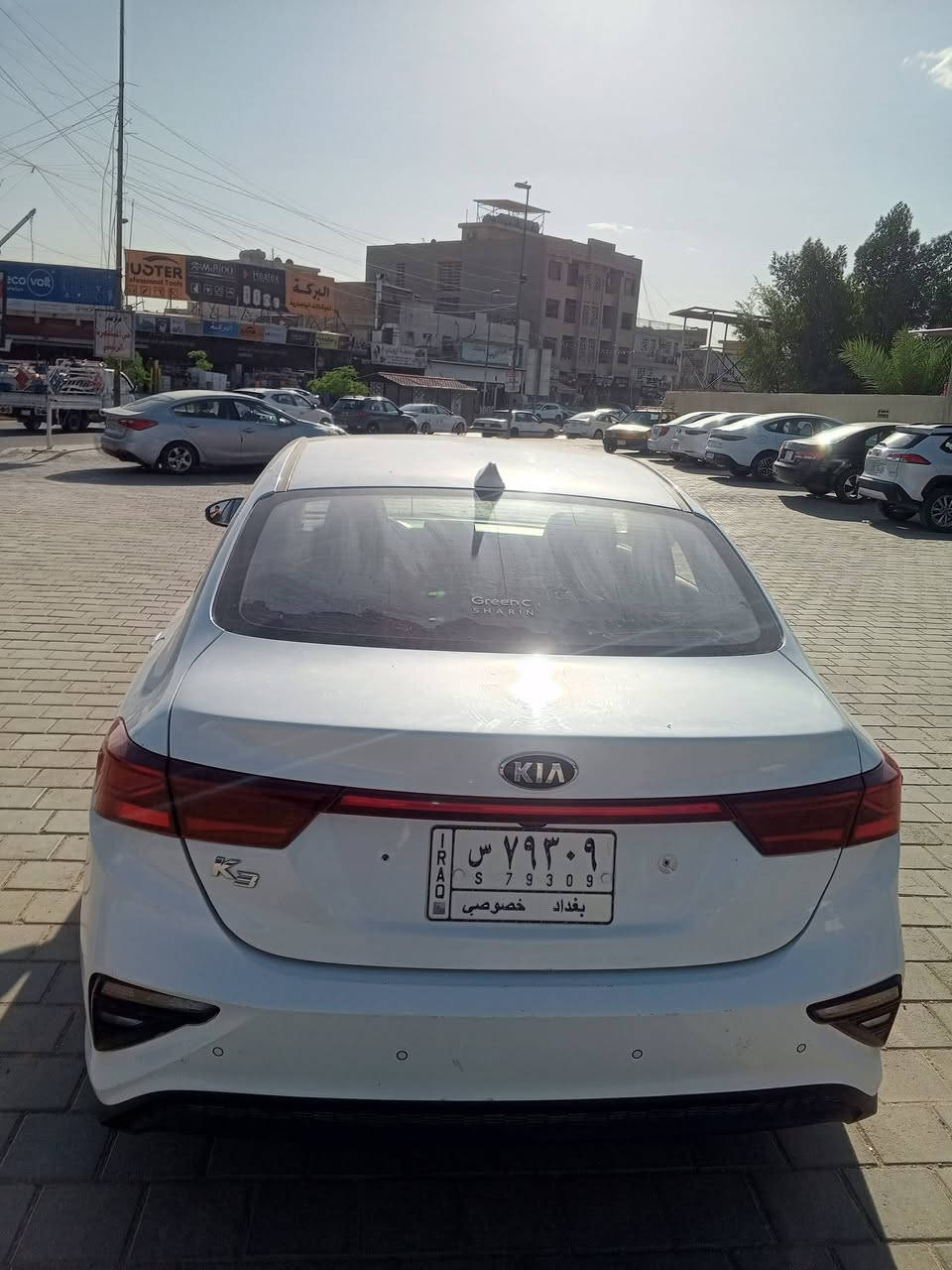 اسلام عليكم سيراتو وارد كوري بيه اربع قطع صبغ السياره فول الفول عده البنرامه مكني بغدادالسعر الطلوب 121 بيه مجال قليل ***********
