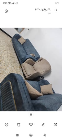 طقم كنب ١٠مقاعد • نظيف ١٠٠٪ • بالحسينيه