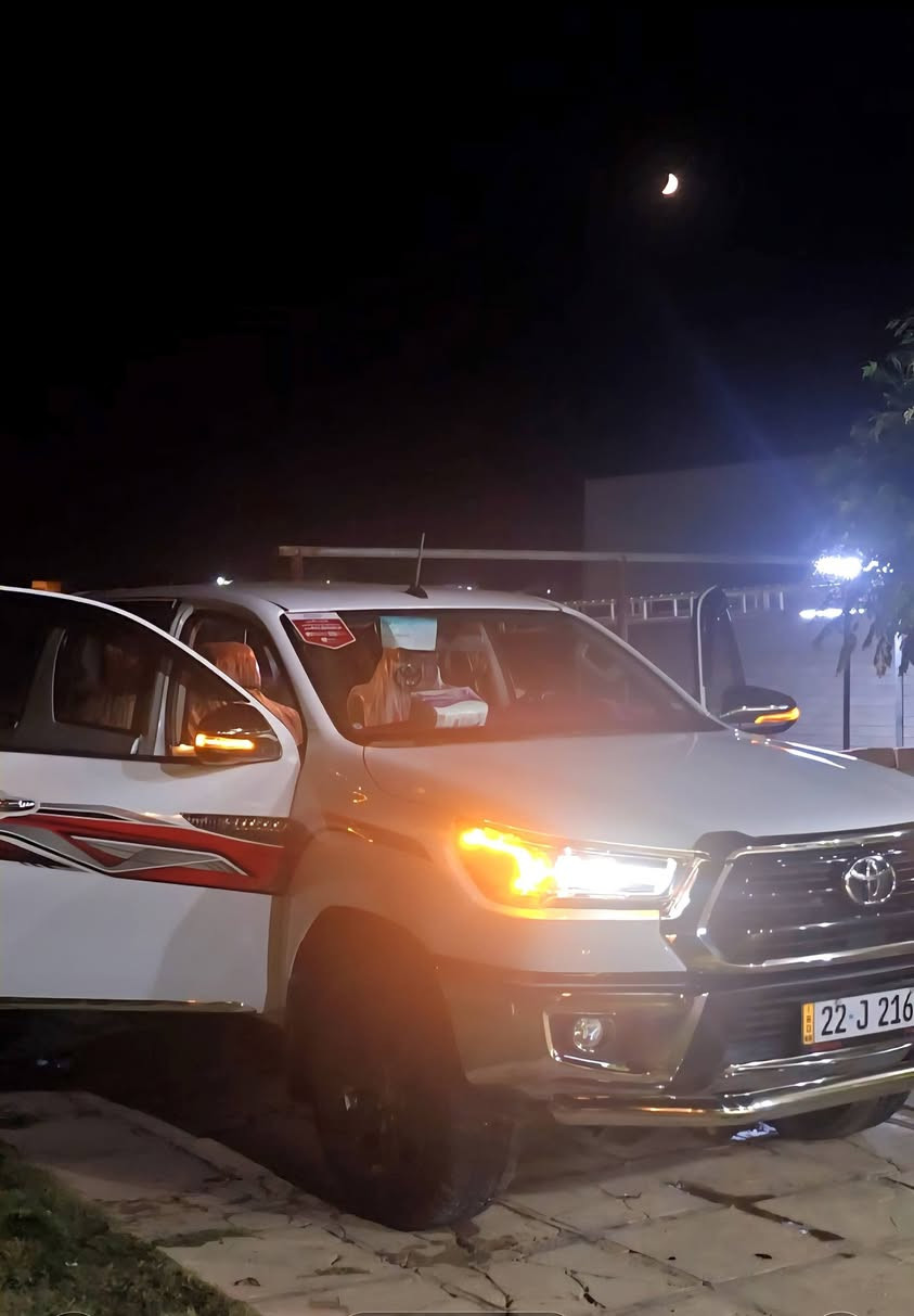 هايلوكس 2025 مكفوله من دعميه لي دعميه ماشيه 21الف 4سلندر محرك 2700فور ويل مكان السياره موصل
السعر 368$بيه مجال شي بسيط رجاء شراي ينتصال 
***********
