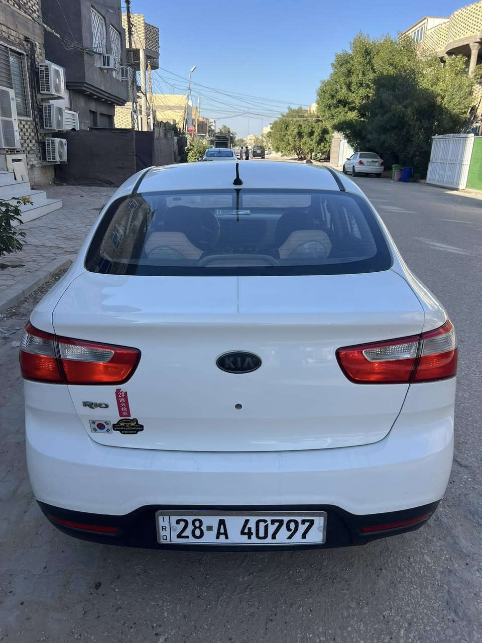 السلام عليكم
كيا ريو 2012 خليجي محرك 1600 قطرتين دوش كير محرك حداديه تخم تاير كله جديد 

السيارة بيها جاملغ وبنيد فقط رقم نجف الجديد بسمي تحويل مباشر 

السعر 86سونار داخل المنشور 

العنوان النجف الاشرف قرب مطعم الخيمه 

***********
