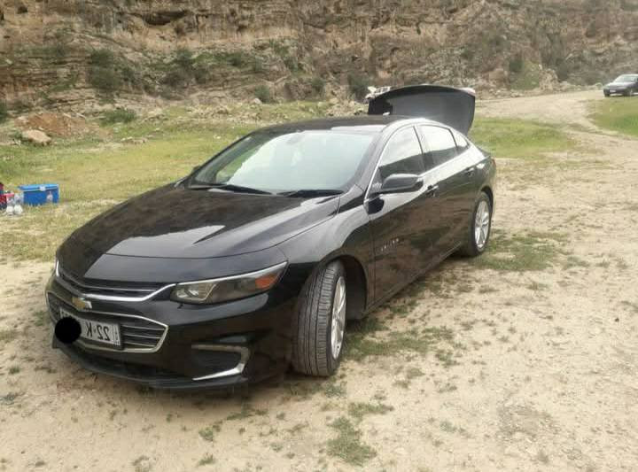 سيارة ماليبو للبيع م١٨ حجم١٥٠٠ توربو اللون اسود رقم اربيل مسطرة سنوية باسمي لغاية ٢٩بصمة  بجميع المواصفات الضرر موضح بالصور جاملغ جهة السايق وشخطين بالابواب الخلفية لاصبغ لاتبديل لمن يرغب الاتصال بنا ***********رقم او*********** او مراسلة الصفحة
