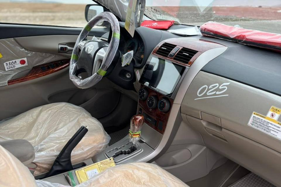 تۆیۆتا کرۆلا 2013 گێڕ ئۆتۆماتیک
فول بێ سلایت
سوکان ڤۆلیۆم گێچ زینۆن
 شاشە ئایپاد ناو فۆرمیکا
سێ سویچی بیلادی لەگەڵە
سپێری بیلادی دانەبەزیوە

سعر لە کۆمێنت داوابکە ڕاستەخۆ بۆت دیت 📩 

 چوار تایەی تازەی لە ژێرە
سەنەوی تازەیە بە ناوی خۆمەوەیە
گیرومەکینە بەشەرت 
هیچی نیە بێ سارد و بێ بۆیاخ

ژمارەی خاوەنی 
***********
***********
