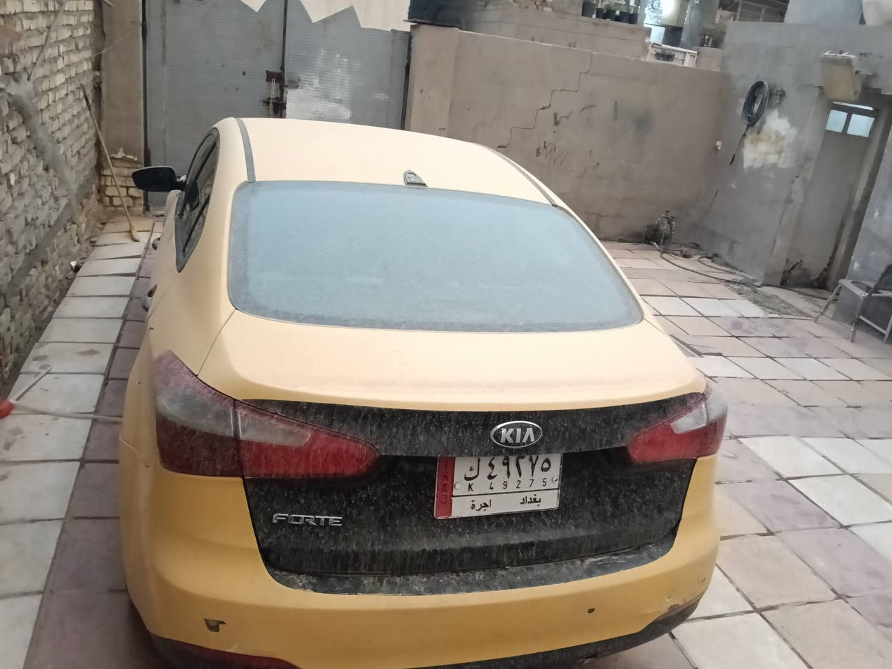 السلام عليكم كيا فورتي 2015 وارد امريكي حادث الجملخ تبديل مصفره هيئه وغرامات بسمي بيها  منضومه غاز ومنضوه التبريد جديده ***********
