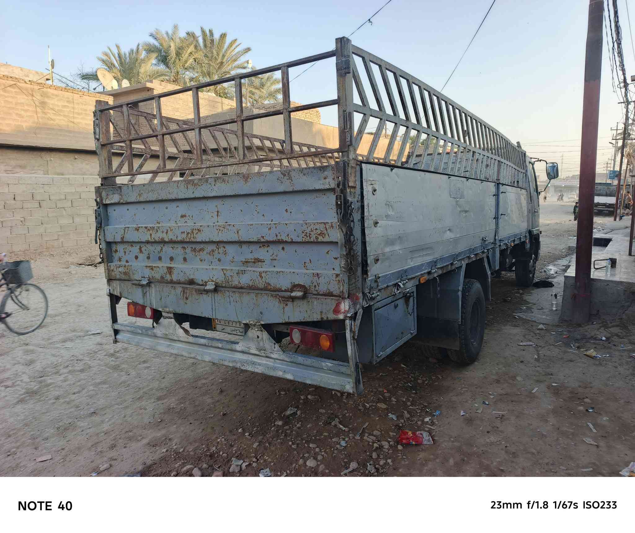 بدي هينو طراحيات حديد الطول ٦ متر السعر ٥ ورقات *********** البدي بديالى بعقوبه
