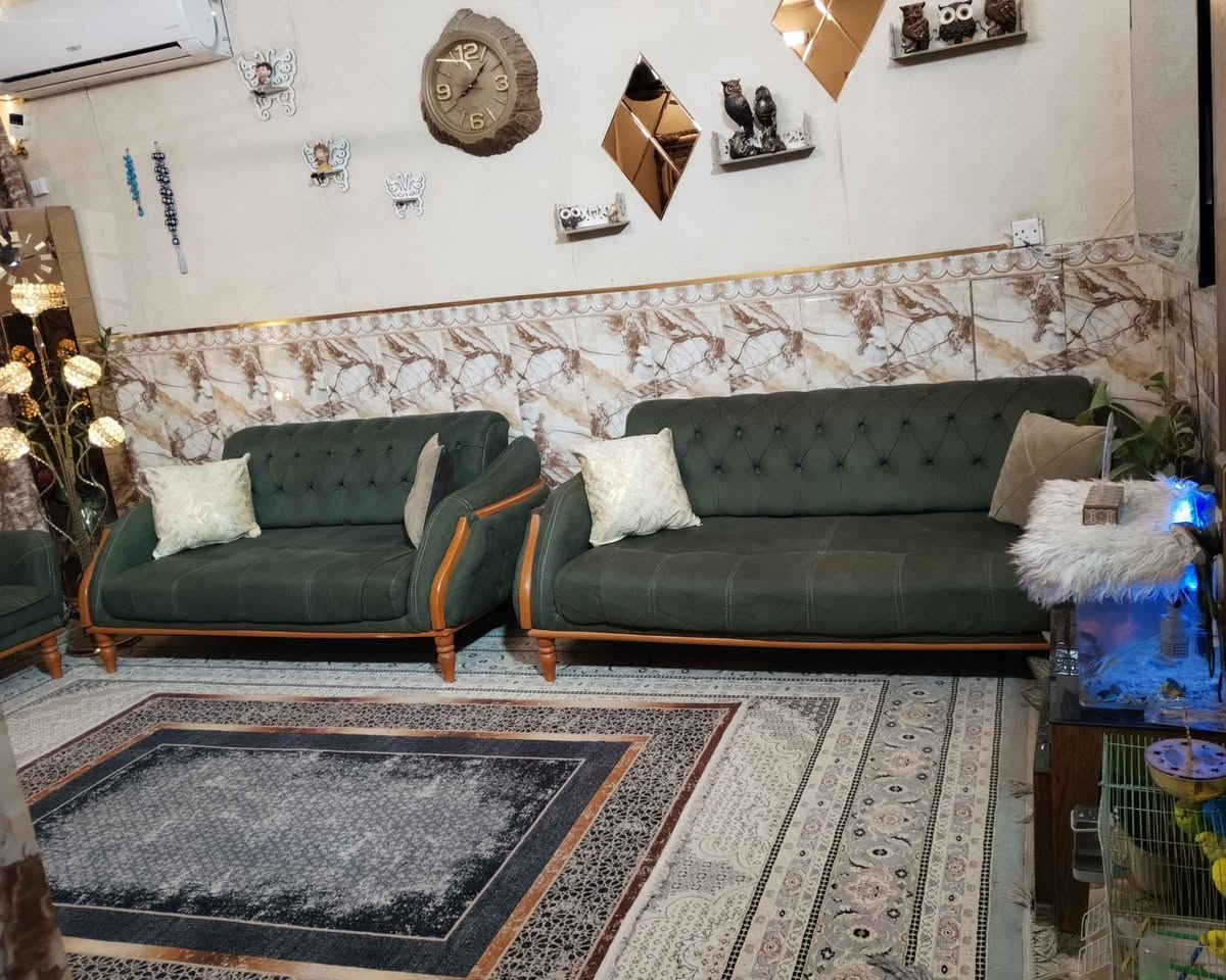 تخم تركي مودرن ٧ مقاعد قلاب نظام سرير تصميم حديث قوي تكمة ثكيل خشب بلوك وسيورة أرجل خشب زان داير فريم اسفنج طبي بلوستر ظغط سوفت قماش وتر بروف ضد الاتربة والمي استخدام قليل اخو الجديد نظافتة ١٠٠ ٪ نظيف جدا مبي اي ضرر... ٥٥٠  وبي مجال بسيط للشراي بغداد, العراق


**إذا كنت صاحب هذا الإعلان وتريد حذفه لأي سبب، رجاءا أرسل رسالة إلى الدعم الفني**