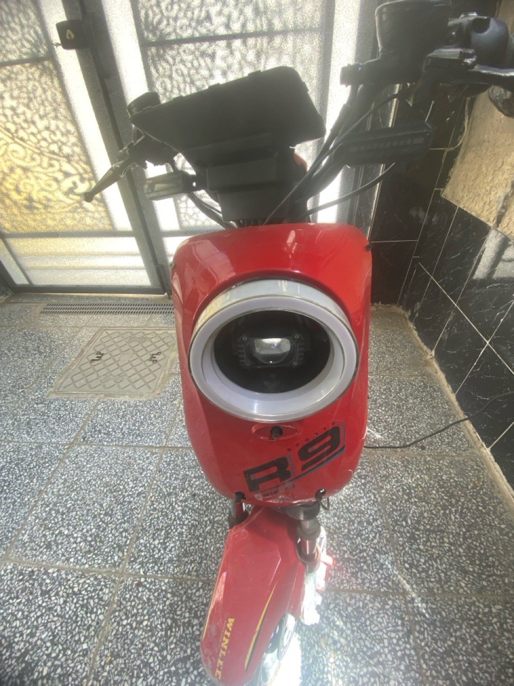 سلام عليكم دراجه شحن R9 اربع نمر بغداد الحبيبيه رقم الهاتف *********** بي واتساب سعر خاص
