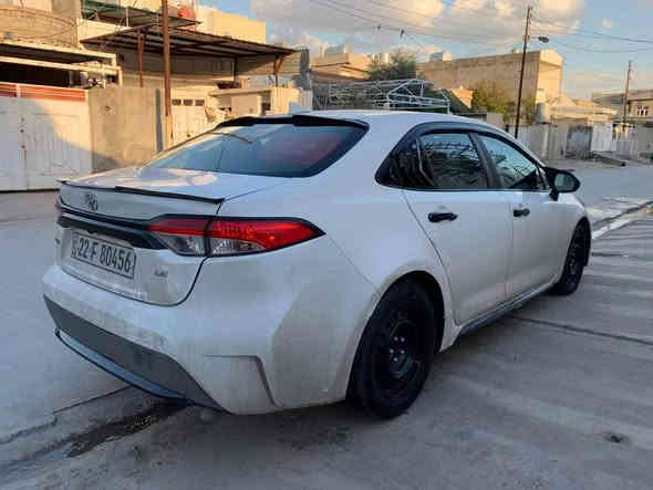 للبيع كورلا LE  
السعر 148
***********
موديل2021
تحكم ستيرن 
تحديد سرعه 
شاشه لمس 
كاميرا خلفي 
لايتات زنون 
تايرات جديد 
وياله جديد 
كير مكينه بشرط 
سياره  بي منضومه غاز ⛽ وبي دفتر بانزين
سونار بلمنشور ضرره جملغ وبونيد وزيد جملغ وره ول باب وره بس كلير بدون ضرره شرط سياره بدون دواخل 
صدر امامي خلفي خير من الله جديد
رقم اربيل انكليزي دولي بسمي 
سياره أ حله من صوره
مكانك كركوك بغداد
