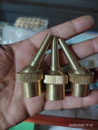 نوزل براص متحرك بدون منظم جانبي طول 7.5 سم السن الداخلي 1/2 ضمان مفتوح...