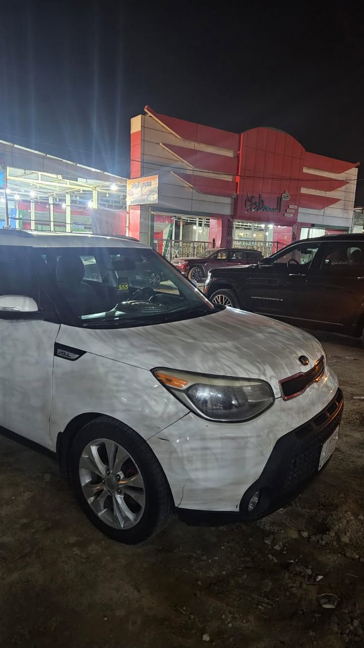 بسم الله الرحمن الرحيم 
رمضان كريم على الجميع 
ماكو هيج سعر بلاش بلاش
كيا صول موديل ٢٠١٥ محرك ٢٠٠٠ 
رقم بابل وارد امريكي 
بيه رشات صبغ 
كير ومحرك جدد. تبريد ثلج.   
حدادية وتخم جديدات 
السعر ٩٣ورقه $
 للاتصال ‭***********
