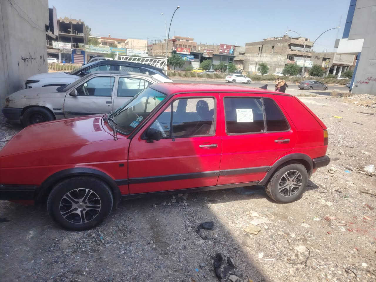 كولف ٨٧ مصبوغه جماليه بيها شبر بجمالغ الخلفي جاهزه من كلشي كير محرك كهربائيات. داخل. سنويه ٢٠٢٩ مشروع وطني. بيها كابون بانزين. شرط التحويل. السعر ٢٧ للاستفسار اتصل ***********
