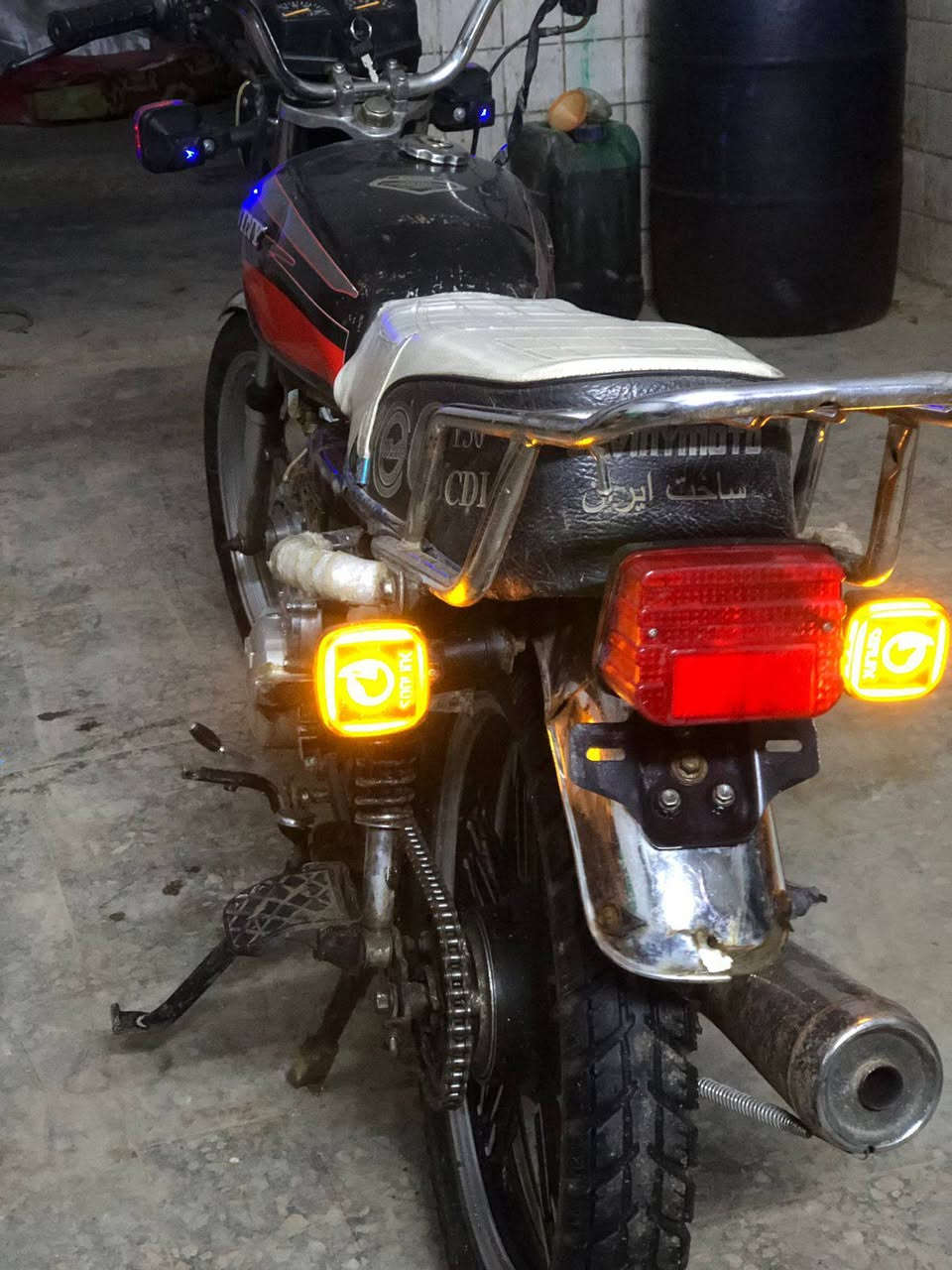 السلام عليكم دراجه للبيع ايراني موديل 2021محرك 150ccسعر خاص ***********الخط مغلق لاكن موجود واتساب
