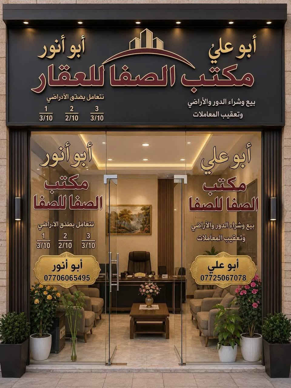 قطعه طابو صرف ع طابو البياع مقاطعه ٢/١٠ ابو دشير
رقم العقار ٤٨٧ مساحه ١٢٥ متر  ركن 
*********** 
***********
