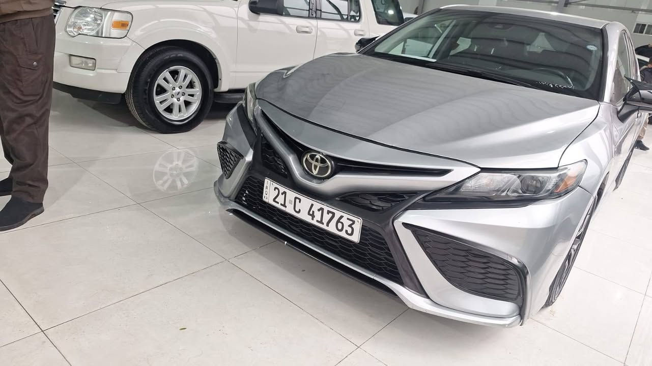 کامری 2021 رقم سليمانية قطعتين صبغ 
ماشية 39 الف گیر محرك شرط مكان سياره بكلار ***********
