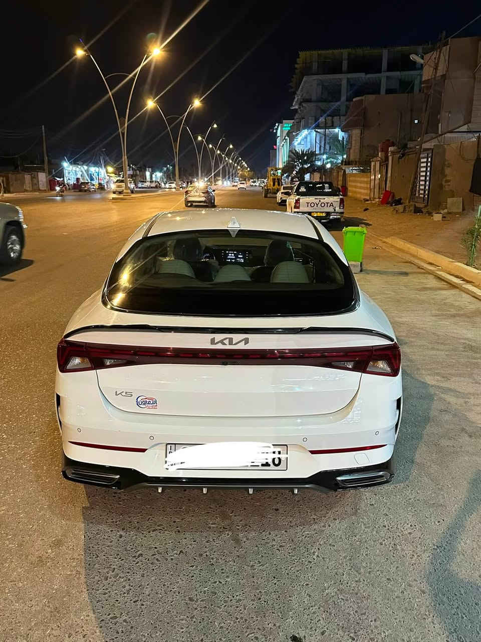 السلام عليكم . K5  موديل 2023  خليجي كفاله عامه محرك 2500  رقم أربيل السياره موجوده بلبصره انتهاء السنويه 2027  شهر السابع السياره بيها رصعتين صغار فقط لا غير . بسم شركه بلبصره . فول مواصفات ماعده التنته ماشيه شي قليل السعر $210  بيها مجال قليل .رقم الهاتف  ***********
