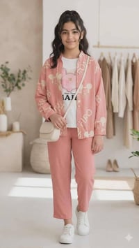 سوت قطني • ٨–١٤ • ألوان باستيل