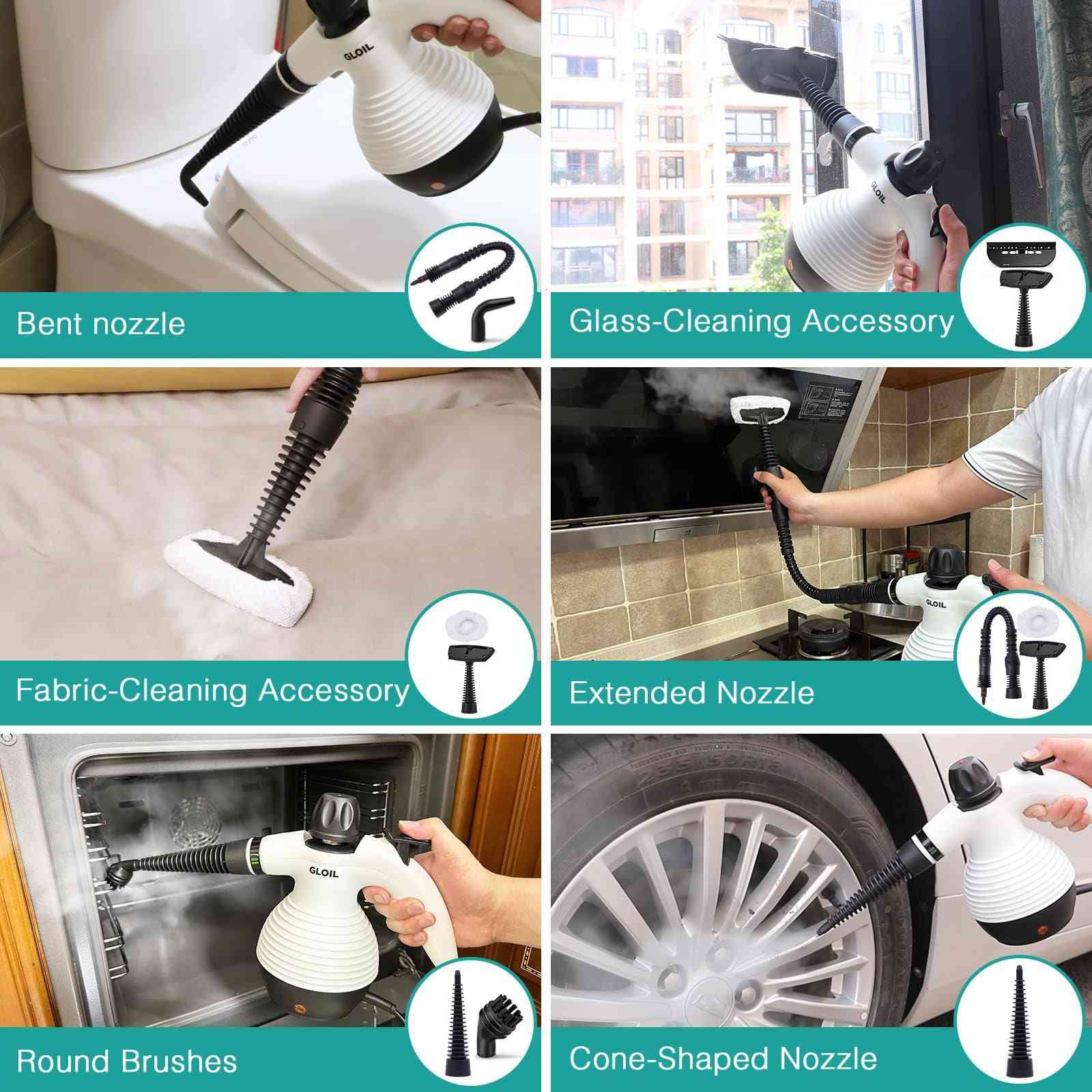 "منظف بخاري محمول احترافي من ماركة GLOIL (موديل HY-301). الحل الأمثل للتنظيف العميق والتعقيم بالبخار القوي. يزيل الدهون والأوساخ المستعصية من الأسطح، المطابخ، والستائر بكل سهولة. جهاز عملي، قوي، وسهل التخزين."
آمن جدا للأستخدام المنزلي 

السعر 30 الف شامل التوصيل
*********** واتساب او راسل الصفحة
