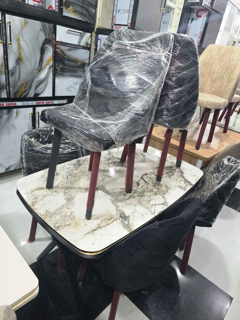 معرض ابو فواز للاثاث المنزلي الجمله والمفرد
وصول وجبه جديد من ميز طعام سطح خشب مرمري احطاطه ثقيل 6 كراسي و 4 كراسي بسعار مناسب زورونا تجدون كل ماهوه جديد 🌹 🌹 🌹 🌹 

#ملاحضه_متوفر_جمله_لصحاب_المحلات 

 العنوان تكريت شارع الزهور مقابل كليه تربيه البنات مجاور الناصر مول الاستفسار والاتصال بل ***********
***********اتصال
***********واتساب فقط
