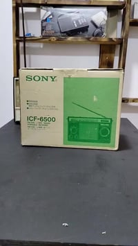 📻 للبيع: التحفة اليابانية النادرة Sony ICF-6500W 📻 انتاج عام 1982 اوسا...