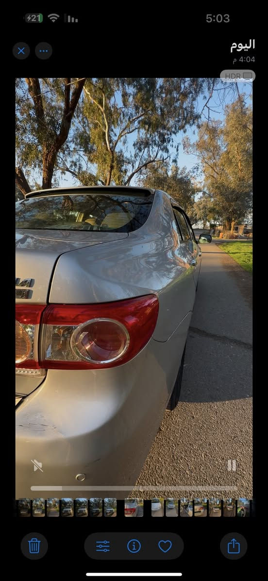 كورلا 2013 خليجي سيارة كلش نظيفة و مابيه نقص بيه قطعتين صبغ فقط سعره 130 وبيه مجال مكانها كركوك 
***********
