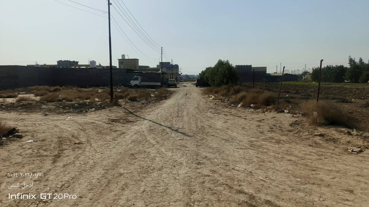 سلام عليكم قطعه ارض للبيع ميتين متر معه بتلو ميتين  متر العنوان بغداد حي البتول شارع مدرست الخيرات زراعي الاستفسار ‪***********‬‏
