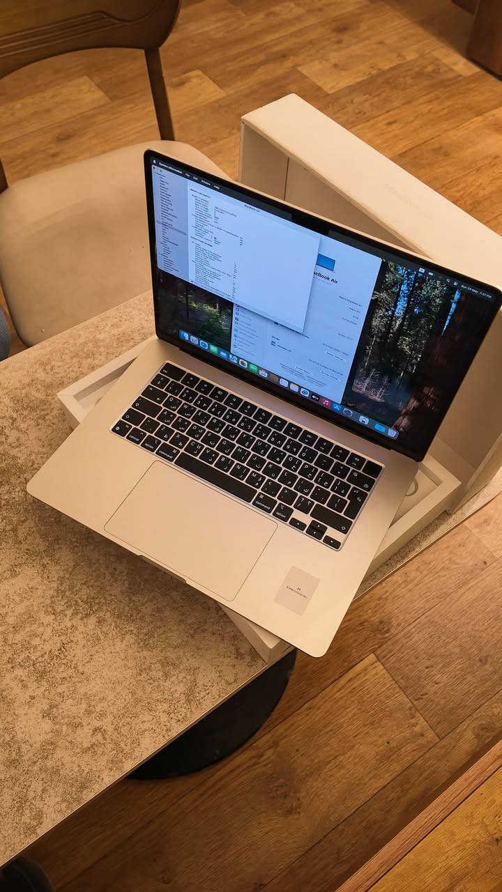 Macbook Air M2
512 GB Hard
8 GB Ram
Battery 100%
Cycle 20
15 inch
Gold
النظافه 100%
الجهاز عربي شرق اوسط وكاله ماستر العراق 
لمعرفه السعر  يرجى مراسله الصفحه او على الواتس
***********⁩
