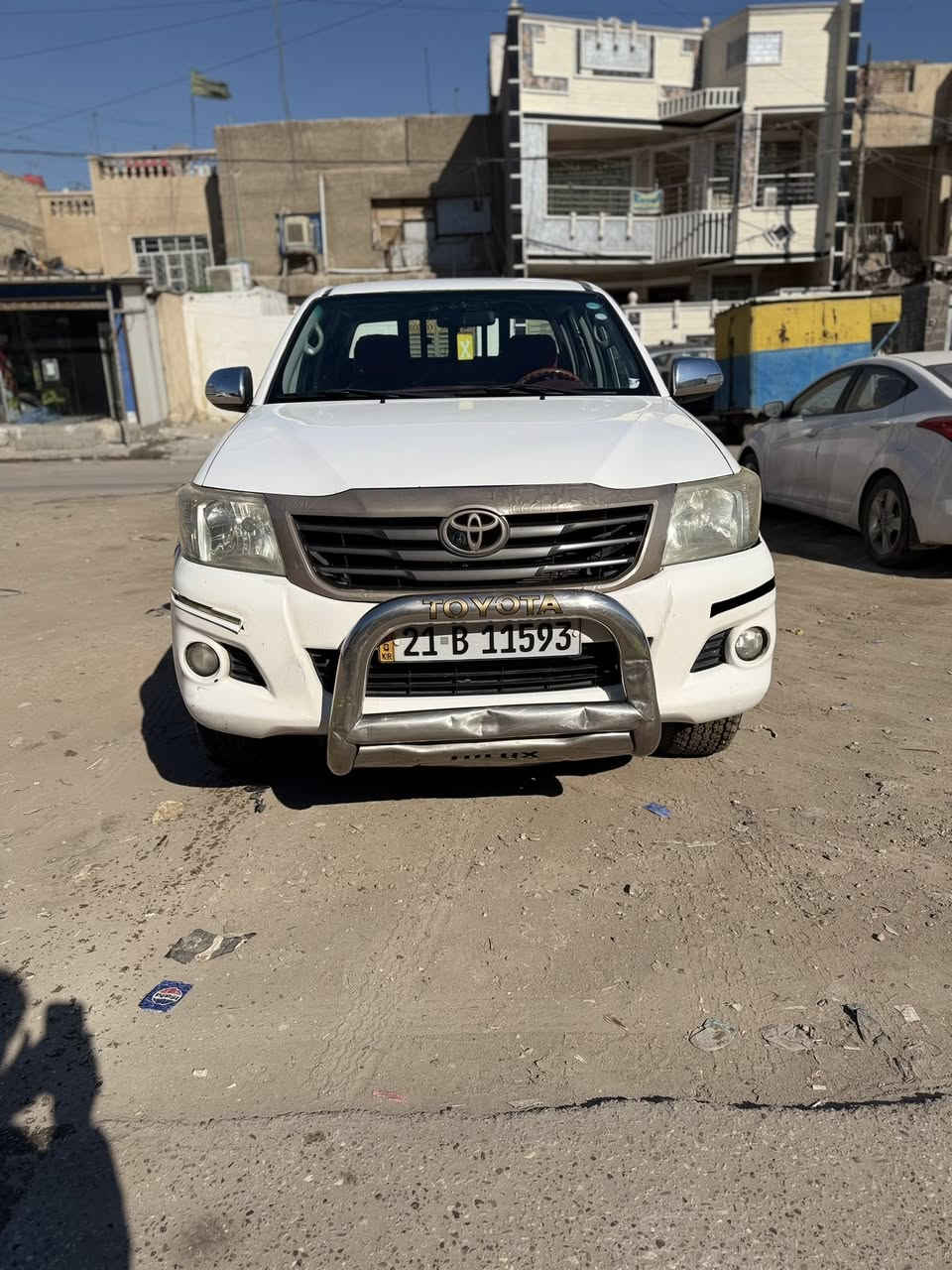 تيوتا هايلوكس 2014 سعوديه ستينيه اوتوماتيك رقم سليمانيه سنويه مجدده ماشيه 218 الف اصل تايرات شركه  *********** المكان بغداد مدينه الصدر السعر 220 وبيه مجال

