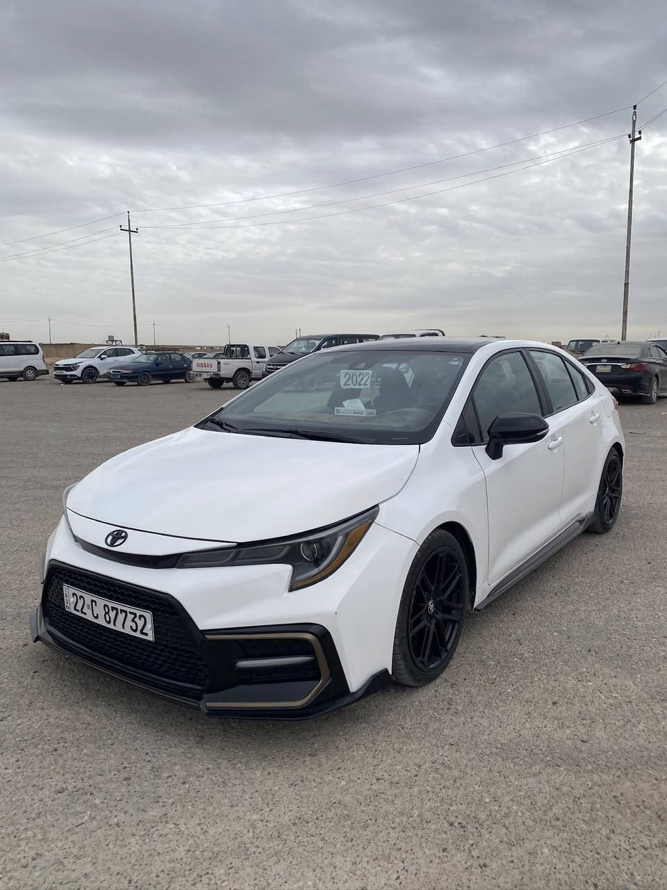 كورلا
2022 
وارد امريكي
ماشية 41 الف كيلو 
ويل اسود نيكل رياضي 
8 ايرباكات 
10 نمر شفتات ستيرن 
داخل جلد ابواب ودشبول اسود مطعم ابيض 
مقاعد قماش  
وغيرها من المواصفات 
حادثها موجود 
سعر 175$
***********
