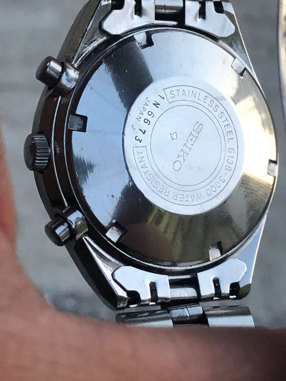 السلام عليكم 
سيكو  كرونوغراف اوتماتيك ياباني 
نافذه تاريخ يومي واسبوعي القطر 42
بلادي نظيفه جدا 
السعر 375 دولار 
يوجد توصيل


**إذا كنت صاحب هذا الإعلان وتريد حذفه لأي سبب، رجاءا أرسل رسالة إلى الدعم الفني**