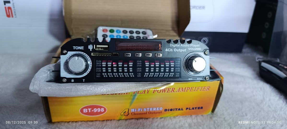 امبلفاير 12 فولت بلوتوث ورام واواكس نشره ملونه 4 سماعات  وراديو جديد سعره 25 الف


**إذا كنت صاحب هذا الإعلان وتريد حذفه لأي سبب، رجاءا أرسل رسالة إلى الدعم الفني**