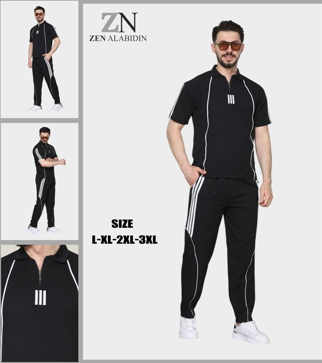 سوت صيني ماستر 100‎%‎
خاميه درجه اولى زيتيه
سريه 4 قطع L XL XXL XXXL 
قالب هاف  بجامه 110
سعر القطعه 18 الف
الدرزن 12 قطعه 216 الف


**إذا كنت صاحب هذا الإعلان وتريد حذفه لأي سبب، رجاءا أرسل رسالة إلى الدعم الفني**