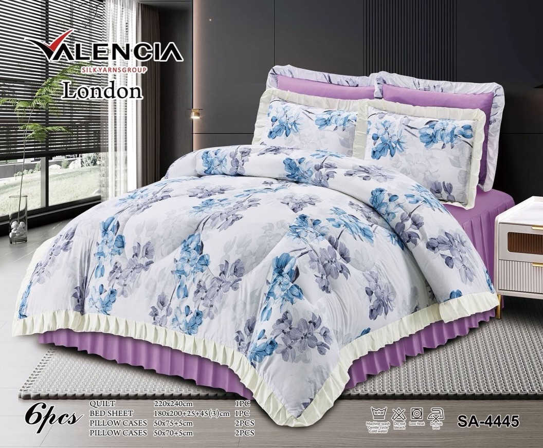 سيت لحاف مشجر مع فرشة كشكش ومخاد 
خامية اللحاف همايون قطني صيفي
السعر 38 الف
📦 محتويات السيت – 6 قطع:
• 🛏️ 1 لحاف: مقاس 220 × 240 سم
• 🛌 1 شرشف سرير: مقاس 180 × 200 + 25 + 45 (3 سم)
• 😴 4 وجه مخدة


**إذا كنت صاحب هذا الإعلان وتريد حذفه لأي سبب، رجاءا أرسل رسالة إلى الدعم الفني**