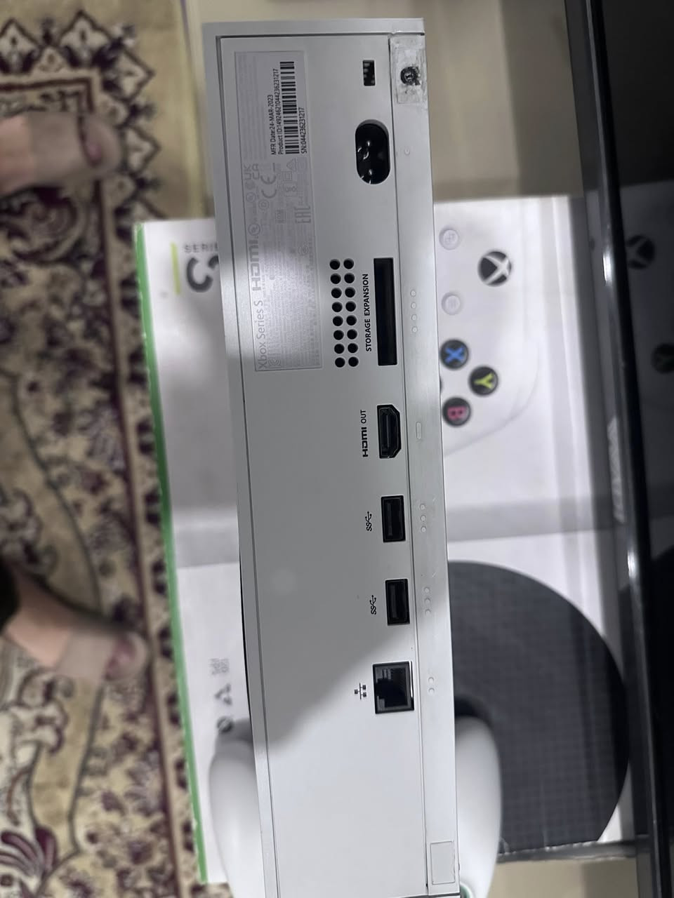 اقرا المنشور زين
اكس بوكس ردت انضفه فتحت لزكه وحده ماعرفتله عفتها الثانيه بلاديه ماملعوب بيها جهاز انطيك بيه ضمان شكد متريد تاخذه من بيتي اليده مكسوره مالته الاصلي اشتريت يده كيم سير يعني جهاز تاخذه شغال كلشي مابيه كارتونه موجوده اصدار 2023 مكاني بغداد الشراي يتصل فقط *********** سعره280قفلة
