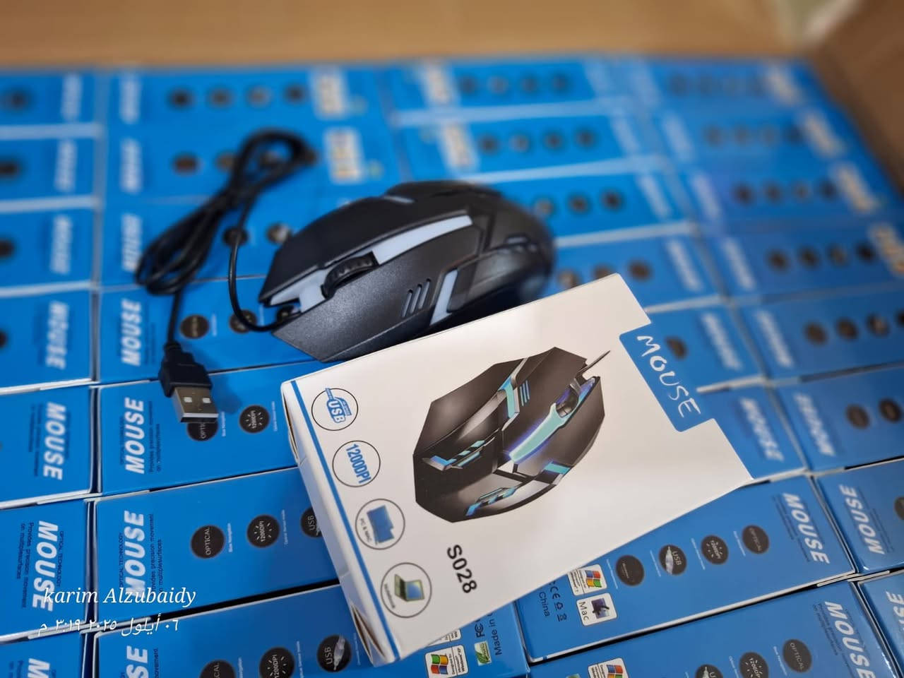 وصول شحنة من ماوس واير متعدد الإضاءة 
Mouse wire S028 RGB


**إذا كنت صاحب هذا الإعلان وتريد حذفه لأي سبب، رجاءا أرسل رسالة إلى الدعم الفني**